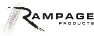 rampage products 86512 глянцевая черная порошковая окраска 3d-решетка, односоставная, для jeep wrangler jk (2007-2018) логотип