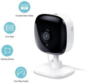 img 2 attached to 📷 Kasa Spot Indoor Camera 2-Pack, 1080P HD Smart Wifi Security Camera with Night Vision and Motion Detection - Works with Google Assistant and Alexa (KC100P2)