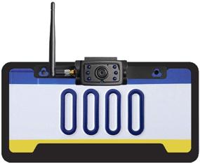 img 1 attached to 📷 Haloview CA109 Wireless HD License Plate Rear View & Hitch Camera - Perfect Companion for MC7108/MC5111