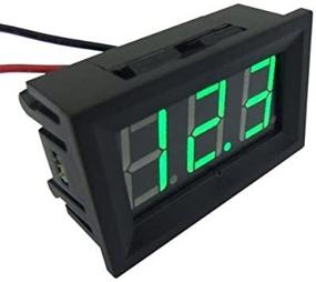 img 3 attached to 📊 High-Quality SMAKN 2-Wire Green LED Panel Digital Display Voltmeter for DC Voltage Range 4.0-30V