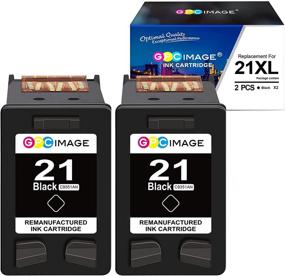 img 4 attached to 🖨️ GPC Image Remanufactured Ink Cartridge Replacement for HP 21 C9351AN- Compatible with FAX 3180, Deskjet F380, PSC 1401, and More (2-Black)