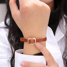 img 2 attached to 🎁 Brown Leather Bracelet: Inspiring Encouragement for Women, Anniversary & Memorial Jewelry Gift