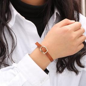 img 3 attached to 🎁 Brown Leather Bracelet: Inspiring Encouragement for Women, Anniversary & Memorial Jewelry Gift