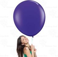 🎈 purple 36-inch giant latex balloons: extra strong & thickened for baby showers, weddings, birthdays, and more! логотип