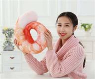 🍤 experience ultimate comfort with the bouti1583 realistic shrimp neck pillow – large u-shaped cushion for plush relaxation logo