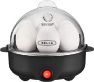 🥚 bella 17283 cooker: rapid boiler, poacher maker for 7 large eggs, single stack, black логотип