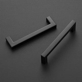 img 3 attached to 🖤 30 Pack 5 Inch Matte Black Kitchen Square Cabinet Handles - Ravinte Cabinet Pulls, Black Drawer Pulls for Kitchen Cabinet Hardware, Cupboard Handles, and Drawer Handles for Cabinets