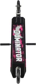 img 3 attached to Dominator Bomber Pro Scooter in Sleek Black and Vibrant Pink - Boost Your Ride Experience!