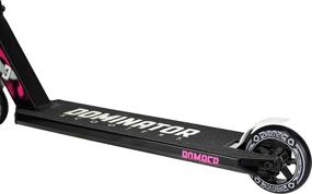 img 1 attached to Dominator Bomber Pro Scooter in Sleek Black and Vibrant Pink - Boost Your Ride Experience!