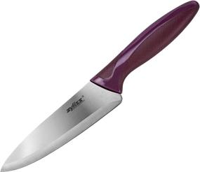 img 2 attached to 🔪 Zyliss 31380 - ZYLISS Utility Paring Knife with Sheath Cover, 5.5-Inch Stainless Steel Blade, Purple