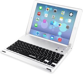 img 4 attached to Arteck Ultra Thin Bluetooth Keyboard 9.7 Inch – Enhance Your Tablet Experience with Top-Quality Accessories