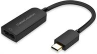 💻 high-quality usb c to displayport adapter | supports 4k@60hz | cablecreation | compatibility: oculus rift s, macbook pro 2020, mac mini, chromebook pixel, ipad pro, galaxy s20/s10 | color: black logo