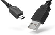 🔌 высокопроизводительный usb-кабель 6 футов с разъемом типа a (мужской) кабель передачи данных и зарядный кабель mini 5 pin для навигатора garmin nuvi 50lm 2555lmt 2595lmt 40lm 1300 255w gps system. логотип