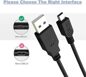 img 2 attached to 🔌 Высокопроизводительный USB-кабель 6 футов с разъемом типа A (мужской) кабель передачи данных и зарядный кабель Mini 5 Pin для навигатора Garmin Nuvi 50lm 2555lmt 2595lmt 40lm 1300 255w GPS System.