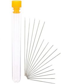 img 4 attached to 🧵 Set of 15 Big Eye Beading Needles in 3 Sizes - Hassle-free Threading, Minimizes Frustration - Ideal for Jewelry Making and Beading Projects - Comes with Needle Tube (Color May Vary)