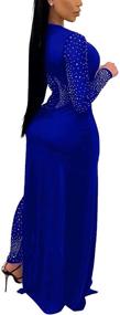 img 2 attached to 💎 Aro Lora Rhinestone Jumpsuit: Stylish XX Large Women's Clothing for Jumpsuits, Rompers & Overalls