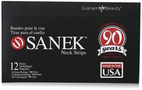 img 2 attached to 💇 Sanek Display Neck Strips: 60 Count, Pack of 12 - Superior Quality Hair Salon Essentials!