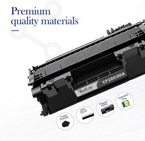 img 3 attached to 🖨️ Valuetoner 2 Black Compatible Toner Cartridges for HP 80A CF280A 80X CF280X 05A CE505A, for Pro 400 M401n, M401dn, M401dne, MFP M425dn, M425dw, Laserjet P2055DN Printer