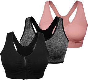 img 4 attached to Womens Sports Wireless Post Surgery Active Sports & Fitness for Running