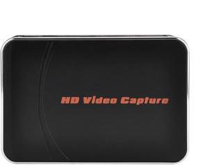 img 1 attached to 🎮 HDMI Game Capture Card - Full HD 1080P Video Recording for Xbox, PS4, Wii U, and Nintendo Switch - Supports Mic In