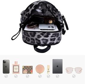 img 2 attached to Backpack Fashion Leather Shoulder Multi Pocket Women's Handbags & Wallets