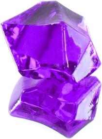 img 1 attached to 💜 385-Piece Set of Purple Acrylic Ice Rock Crystals for Table Scatters, Vase Fillers, Events, Weddings, Birthdays - Perfect for Decoration, Favors, Arts & Crafts
