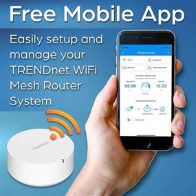 img 2 attached to 🔒 TRENDnet AC2200 WiFi Mesh Router System, TEW-830MDR2K, 2 x AC2200 WiFi Mesh Routers, Easy App-Based Setup, Enhanced Home WiFi Coverage (Up to 4,000 Sq Ft), Content Filtering with Router Limits, Supports 2.4GHz/5GHz