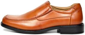 img 2 attached to Bruno Goldman 02 Leather Square Loafers Men's Shoes for Loafers & Slip-Ons