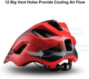 img 1 attached to 🚴 ROCKBROS Full Face Bike Helmets for Kids: Lightweight Toddler Cycling Helmet for Youth, Ages 3-15, Detachable Skateboard BMX Mountain Bicycle Helmet