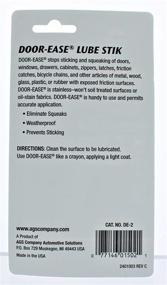 img 2 attached to 🚪 AGS DE-2 Door Ease Lube Stick: Achieve Effortless, Silky-Smooth Door Operation