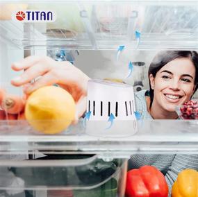 img 3 attached to 🥶 TITAN RV Refrigerator Fan - Boost Fridge Vent Efficiency & Exhaust with Ultra High Volume Airflow, Mini Design, On/Off Switch, Smart Battery Power - TTC-SC28