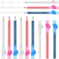 🎨 versatile 12-piece water soluble pencil set for tailoring, marking, and tracing - perfect for tailors and home sewing projects logo