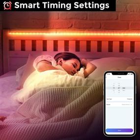 img 1 attached to Transform Your Space with QZYL 80FT LED Lights: App Control, Music Sync, Color Changing RGB Light Strips, Remote Included for Bedroom, Living Room, Kitchen Decor