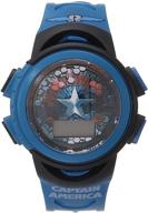 marvel quartz watch silicone multicolor logo