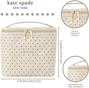 img 3 attached to 👜 Canvas Lunch Tote, Deco Dots (Out To Lunch) by Kate Spade New York