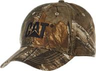 🧢 stylish yet durable: caterpillar men's trademark cap for all-day comfort logo