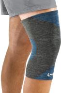 mueller premium knee support with thermo reactive technology - 4-way stretch, size medium/large логотип