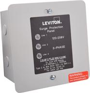 leviton 51120-3 120/208 вольт 3-фазный wye панельный защитник - надежная защита 4-х режимов для малого коммерческого/жилого назначения, заключенная в корпус nema 1. логотип