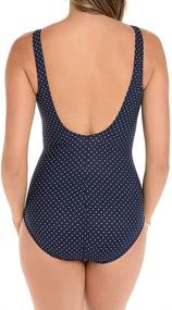 img 1 attached to 👙 Miraclesuit Swimwear Thoroughbred Swimsuit in Midnight: Women's Swimwear & Cover Ups