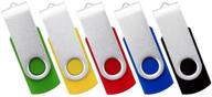 🔌 tosplus 5pack 16gb usb 2.0 флеш-накопитель: надежные носители данных с функциональностью zip-диска логотип