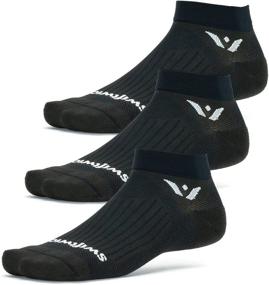 img 4 attached to 🏃 Swiftwick Compression: Ultimate Breathable Gear for Running and Cycling