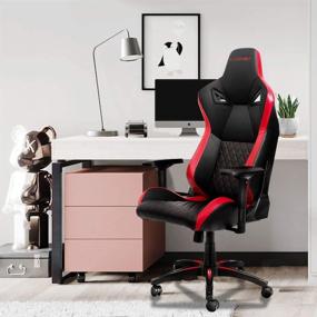 img 3 attached to 🔥 Enhance Comfort and Gaming Performance with the KARNOX Legend TR Gaming Chair - Red Edition