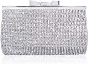 img 3 attached to 💎 Sparkling Evening Clutch Bag: Perfect for Prom, Cocktail, or Wedding Parties - Embellished with Rhinestone Crystals - Ideal for Brides, Bridesmaids, and Formal Events! Stylish Purses for Women