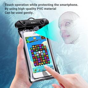 img 2 attached to Waterproof Universal Swimming 、Snorkeling、Beach，Mobile Floating