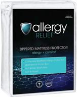 allergy relief zippered mattress protector logo