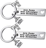 🏡 cherish your home - housewarming memories keychain for new apartment homeowners logo