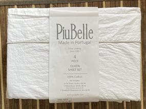 img 1 attached to PiuBelle 4Pc Cotton Sheet Set