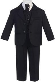 img 3 attached to 👔 Classic Black Boys' Dress Shirt for Formal Occasions - Boys' Clothing and Suits & Sport Coats