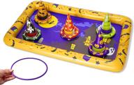 joyin halloween toss games set: witch hat ring toss game with inflatable board, hats & rings логотип