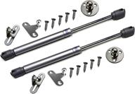 💡 berta (2 pieces) 100n/22lb soft open hydraulic gas springs for cabinets, lift support, shock absorbers, lid stay, with brackets and screws logo